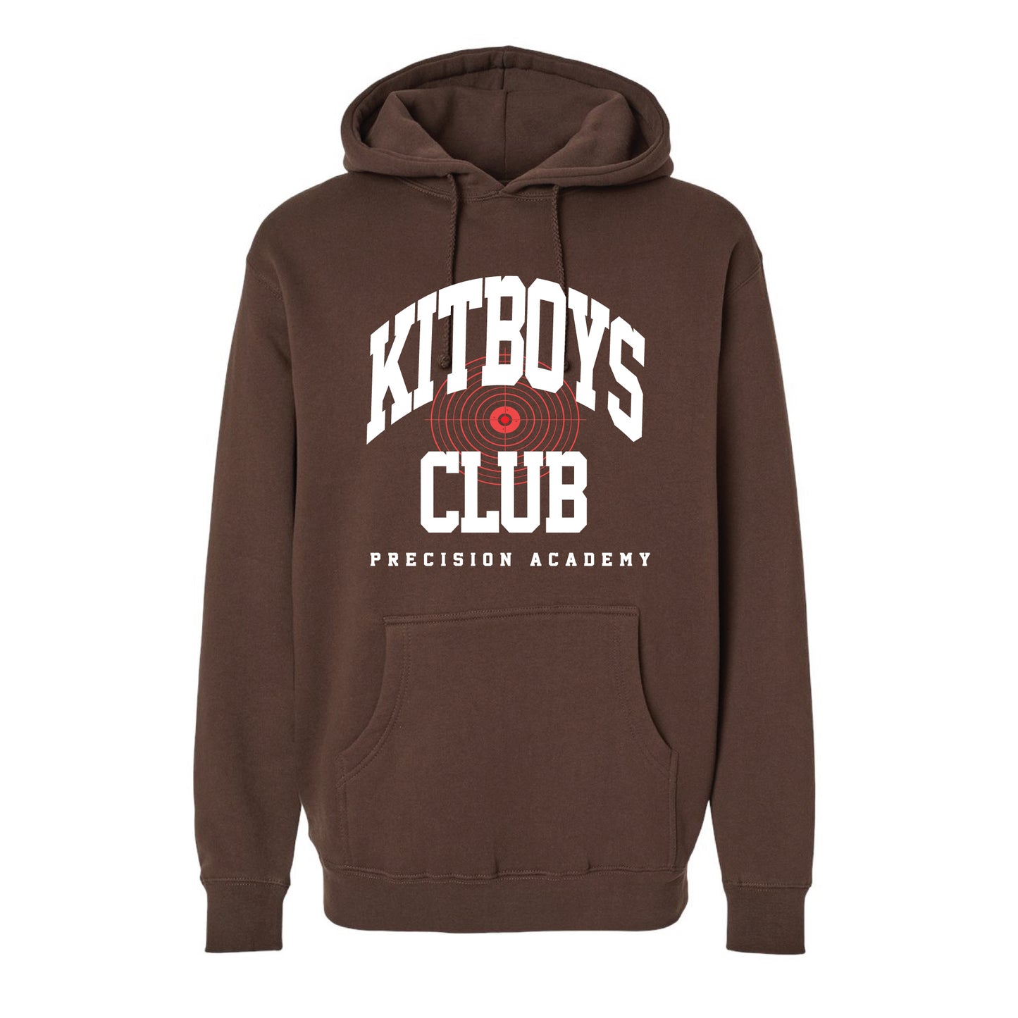 KITBOYS PRECISION ACADEMY HOODIE BROWN